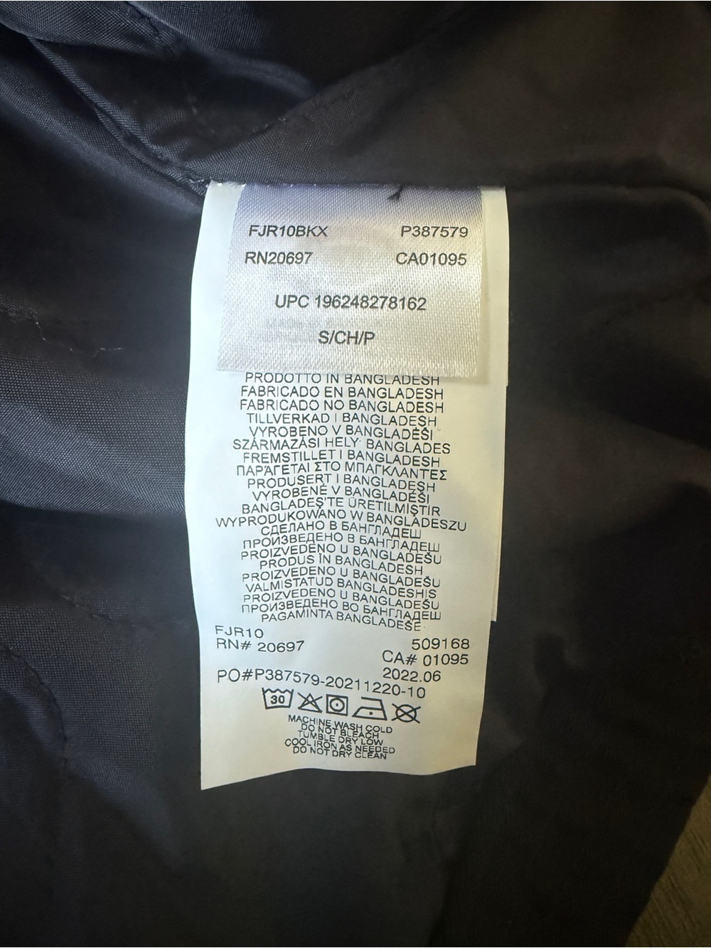 Dickies Black Hooded cropped jacket - Women’s Zip Front - Picture 5 of 5